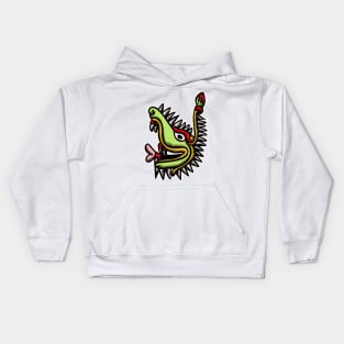 Mmodernis3d Aztec dragon Kids Hoodie